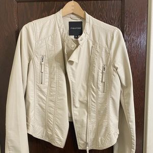 Faux Leather Moto Jacket